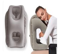 Coussin de voyage gonflable, Coussin de voyage portatif, Coussin de nuque gonflable avion, Coussin gonflable, Coussin de camping pour le bureau, la randonnée en plein air