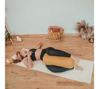 Coussin de yoga - bolster velours côtelé