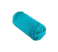 Myga Coussin de yoga en sarrasin Turquoise 25x63 cm