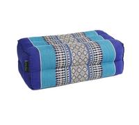 Coussin de Yoga et Méditation en Kapok Naturel - Bleu Océan - Confort Optimal, Posture Alignée, Coutures Renforcées - Léger, Compact et Facile à Transporter - Idéal Zazen et Pleine Conscience
