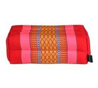 Coussin de Yoga et Méditation en Kapok Naturel - Rouge Fuschia - Confort Optimal, Posture Alignée, Coutures Renforcées - Léger, Compact et Facile à Transporter - Idéal Zazen et Pleine Conscience Rouge