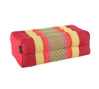 Zafu et coussin de yoga GENERIQUE Coussin De Yoga Anadeo Yogaproducts Standard Rouge Jaune 35x18x12 Cm