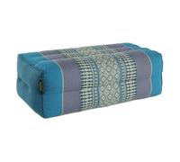 Coussin de Yoga et Méditation en Kapok Naturel - Turquoise - Confort Optimal et Facile à Transporter