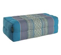 Coussin de Yoga et Méditation en Kapok Naturel - Turquoise - Confort Optimal, Posture Alignée, Coutures Renforcées - Léger, Compact et Facile à Transporter - Idéal Zazen et Pleine Conscience