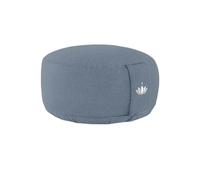 Lotuscrafts Coussin de méditation Lotus rond 31x31x15 cm – épeautre, housse coton lavable, GOTS