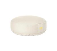 Lotuscrafts Coussin de méditation, Hauteur d'assise 10 cm, modèle Lotus Rond, Coussin de Yoga, Yoga Bolster, Housse en Coton Lavable, Rembourrage d'épeautre, Certifié GOTS