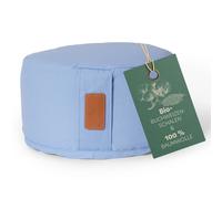 #DoYourYoga Coussin de Yoga »Vishnu« - Idéal pour Yoga, pilâtes et méditations prolongées - Housse retirable & Lavable - Dimension : H 15 cm, D env. 30 cm - Lilas - Cosses de Sarrasin