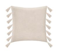 Coussin Déco à Pompons "Gypsy" 50x50cm Beige
