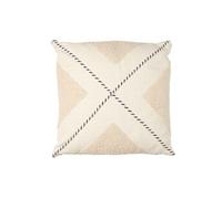 Coussin Déco Bouclette "Crush" 40x40cm Beige Beige G