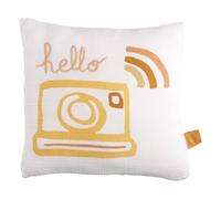 Sauthon Coussin déco carré 25x25cm en Coton Blanc