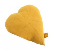 Coussin déco en coton - promenons nous jaune TU
