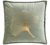 Douceur d'Intérieur – Coussin déhoussable Glama – Velours imprimé métallisé – 45 x 45 cm