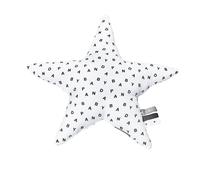 Coussin déco étoile en coton - chao chao blanc TU