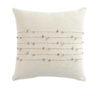 Coussin Déco "Golden Sunset" 40x40cm Naturel