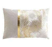 Douceur d'Intérieur – Coussin déhoussable Melisse – 40 x 60 cm – Coton/Polyester imprimé