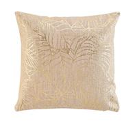 Douceur d'Intérieur Coussin déco imprimé «Solea» 40x40 cm Or