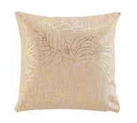 Coussin Déco Imprimé "Solea" 40x40cm Or
