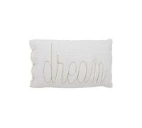 Atmosphera Coussin Dream rectangulaire en gaze de coton Blanc
