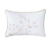 Coussin Déco Passepoil Duchesse 40x60cm Blanc