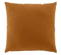 Douceur d'Intérieur, Coussin Déhoussable (45 x 45 cm) Twily Camel, Coton/Polyester Recyclé