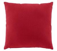 Douceur d'Intérieur – Coussin déco Twily – 45 x 45 cm – Déhoussable – Rouge