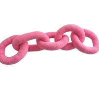 Coussin décoratif à maillons en chaîne - Coussin décoratif en peluche douce pour lit, canapé, soulagement du stress, peluche amusante pour bureau, maison, salon, chambre à coucher, décoration de