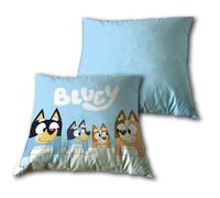 Coussin Décoratif - BLUEY - 35x35 cm - Range Pyjama - Polyester Oeko-Tex - Doux et Lavable