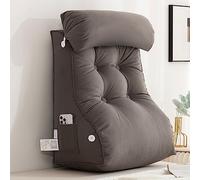 Coussin décoratif en forme de cale de lecture, coussin cervical et lombaire pour lit, canapé ou fauteuil inclinable, dossier parfait pour lire, travailler et se détendre