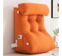 Coussin décoratif en forme de cale de lecture, coussin de soutien cervical et lombaire pour dossier, idéal pour lit, canapé ou fauteuil inclinable, pour lire, travailler ou se détendre