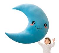 Coussin décoratif en forme de lune - Coussin décoratif doux et confortable pour chambre d'enfant, canapé, chambre d'enfant, repos et décoration
