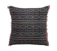 Coussin Décoratif en Velours à Motif Floral Imprimé 45 x 45 cm Multicolore Ruta