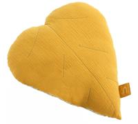 Coussin déco en coton - promenons nous jaune TU
