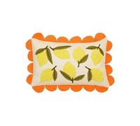Coussin décoratif Mica Decorations Blanc cassé Coton H10xl45xL65cm
