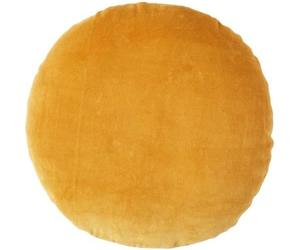 Coussin décoratif - Noname - Rond - Jaune moutarde - 40 cm - Velours naturel