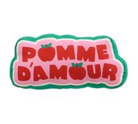 Coussin décoratif ""Pomme d'amour"" Rouge 44x20 cm