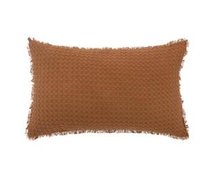 Coussin décoratif Terracotta nid d'abeille 30 x 50 cm - Atmosphera