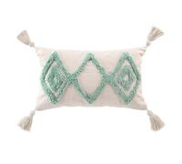 Coussin Déhoussable (30 x 50 cm) Athena Sauge, Coton & Polyester Tufté