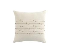 Coussin déhoussable 40 x 40 cm coton fils coupes Golden sunset