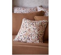 Coussin déhoussable 40 x 40 cm - Gaze de coton imprimée - Capucine Pampa