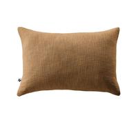 Coussin Déhoussable 40 x 60 cm - 100 % Coton Texturé - Sixtine Camel