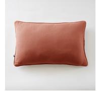 Coussin déhoussable 40 x 60 cm - Gaze de coton unie GAÏA Terracotta