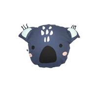 Coussin Déhoussable Ø40cm Coton Motif Koala avec Oreilles - PRANI - ALTOBUY Bleu G