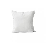 Soleil d'ocre, Alix Coussin déhoussable Polyester Blanc 40x40 cm