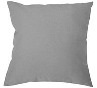 Soleil d'ocre, Alix Coussin déhoussable Polyester Gris 40x40 cm