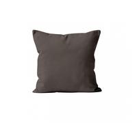 Soleil d'ocre, Alix Coussin déhoussable Polyester Moka 40x40 cm