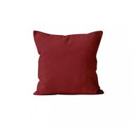 Coussin déhoussable 40x40 cm ALIX rouge, par
