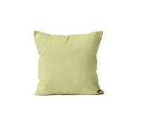 Soleil d'ocre, Alix Coussin déhoussable Polyester Vert Citron 40x40 cm