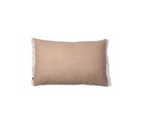 Coussin déhoussable 40x60cm coton tissage texturé coloris beige - ANTOINETTE - ALTOBUY