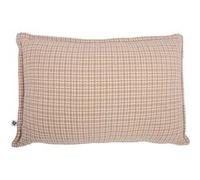 Coussin déhoussable 40x60cm coton tissage texturé coloris beige et blanc - ANTOINE - ALTOBUY Beige