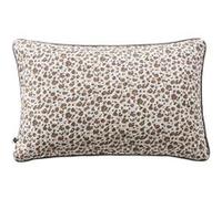 SOLENE - Coussin Déhoussable 40x60cm Gaze de Coton Imprimé Tâcheté Brun - Altobuy Imprimé G